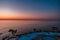 Serene image of a tranquil outdoor swimming pool in an idyllic location