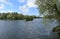 Serene lake in Stanley Park