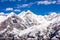 Serene Landscape of snow capped Pir Panjal mountains range