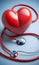 Serene Love: 3D Heart and Stethoscope Concept