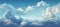 A serene and lovely blue sky background, adorned with soft white clouds gently floating. Peaceful Blue Sky with Clouds.