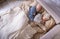 Serene married couple having nap indoors