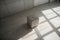 Serene Minimalism Captivating Empty Modern Concrete Room.AI Generated