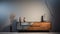 Serene Minimalism: Laurent Khuppel\\\'s Earthy Wooden Sideboard With Vases