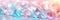serene and minimalistic abstract background featuring soft gradients of pastel colors