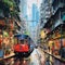 Serene and Mysterious Alleyway with Hidden Temple in Hong Kong