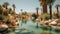 Serene Oasis In Palm Springs: A Rustic Charm With Fresh Water For Swimming
