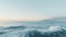 Serene Ocean Waves At Sunset: A Photorealistic Timelapse