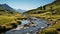 Serene Pastoral Scenes: A French Landscape In The Arctic Meadow