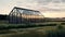 Serene And Peaceful Roidge Glass Greenhouse At Sunrise