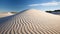 Serene Sands: Morning Light on Undulating White Dune