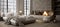 Serene Scandinavian Bedroom - Luxurious Minimalist Design with Tranquil Ambiance