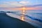 Serene and Shining Summer Seashore Sunrise