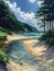 Serene Summer Scenery: A Hunter\\\'s Paradise by the Streaming Ocea