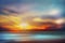 Serene Sunset Ocean Background for Web and Print Designs.