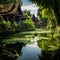 Serene temple amidst lush landscape capturing Chiang Mai's hidden gems