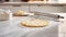 Serene Uncooked Pie Crust Resting on Kitchen Counter