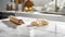 Serene Uncooked Pie Crust Resting on Kitchen Counter