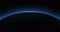 A serene view of Earth\\\'s horizon from space, with copy space