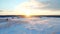 Serene Winter Landscape: Rural Life Scenes In Snowcovered Finland