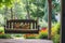 A serene wooden porch swing hanging from a sturdy tree, inviting you to relax and enjoy the outdoors, A cozy wooden swing on a