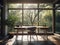 Serene Workspace: Nature Meets the Office