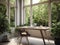 Serene Workspace: Nature Meets the Office