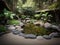Serene Zen Garden with Koi Pond