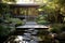 Serene, Zeninspired Backyard With Tranquil Water Feature. Generative AI