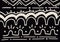 Serenity African art pattern in black background, art with abstract art. Mudcloth creative painting, mellow color. Abstract art