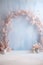 Serenity Arch with Pampas Grass in Pastel Tones