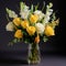 Serenity And Harmony: Stunning Yellow And White Rose Bouquet