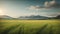 Serenity in Panorama: Fields, Meadows, and Mountain Horizons