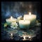 Serenity's Embrace: Candlelit Tranquility