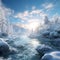 Serenity in Subzero: A Captivating Snow-Covered Landscape