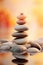 serenity and tranquility of Zen stones, where calm meditation and peaceful contemplation