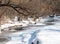 Serenity in Winter, Snowy River Landscape