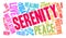 Serenity Word Cloud