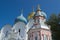 SERGIEV POSAD, RUSSIA - SEPTEMBER, 09, 2018: the Majestic five-domed Cathedral of the assumption