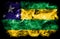 Sergipe smoke flag, state of Brazil