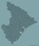 Sergipe, state of Brazil, on solid. Administrative