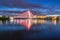 Seri wawasan bridge in blue hour