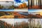 Series of autumn landscapes