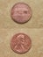 From series: coins of world. America. ONE CENT.