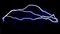 A series of spark electric discharges obtained with the help of an electrophoresis machine