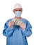 Serious Doctor Surgeon Money Cash Healthcare Costs