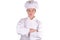 serious young female executive chef