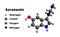 Serotonin 3D structure