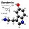 Serotonin molecule