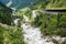 Serpantine Road in the Alps